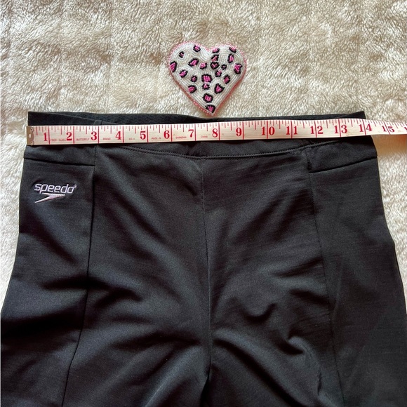 Speedo Olympic Canada flare leg black capris large - Picture 7 of 10